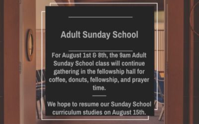 Adult Sunday School