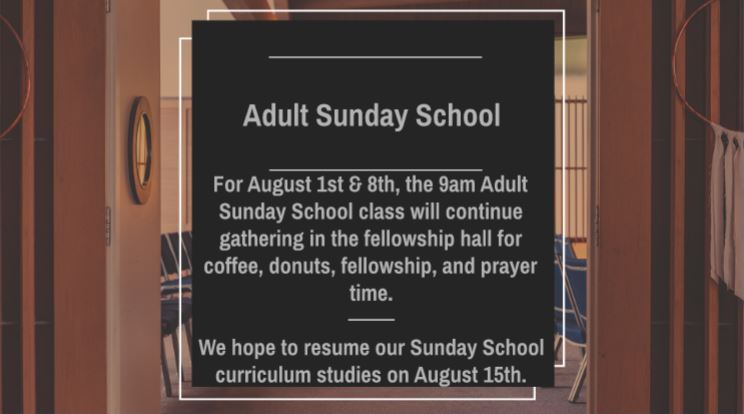 Adult Sunday School